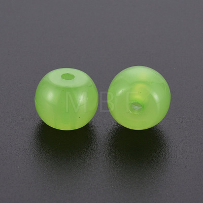Imitation Jelly Acrylic Beads MACR-S373-14-EA06-1