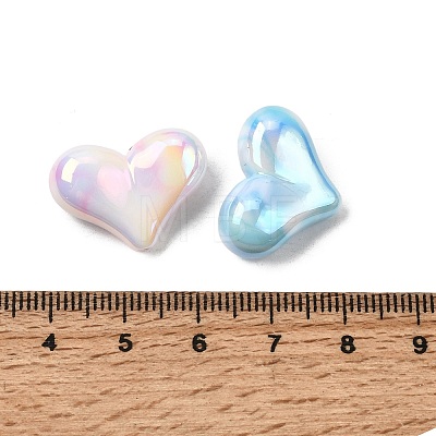 UV Plating Opaque Acrylic Beads OACR-Z040-01A-1