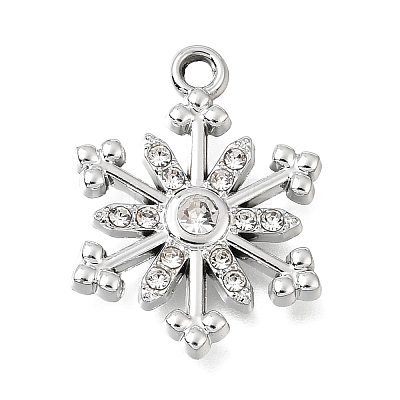 UV Plating Alloy Crystal Rhinestone Pendants RB-CBAD37D-19P-1