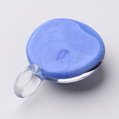 Box-packed Handmade Dichroic Glass Pendants DICH-X039-01-1