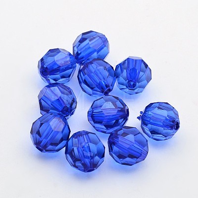 Transparent Acrylic Beads PL505Y-8-1