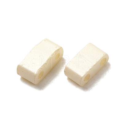 2-Hole Baking Paint Glass Seed Beads SEED-S023-17B-39-1
