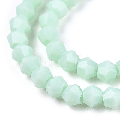 Opaque Solid Color Imitation Jade Glass Beads Strands EGLA-A039-P2mm-D20-1