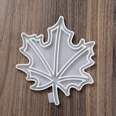 DIY Maple Leaf Cup Mat Silicone Molds DIY-A034-27A-1