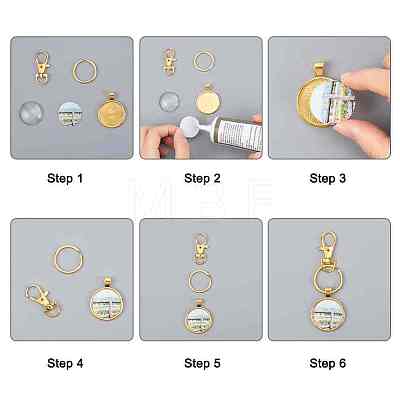 Tibetan Style Alloy Pendant Cabochon Settings LS-TIBE-R295-055G-LF-1