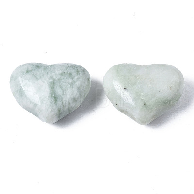 Natural New Jade Heart Palm Stone G-S299-122-1