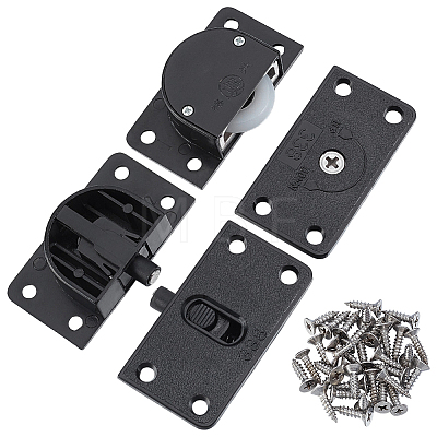 4 Bags Zinc Alloy Door Push-Pull Wheel FIND-WR0013-08-1
