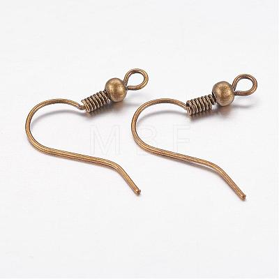 Brass Earring Hooks KK-S075-AB-NF-1