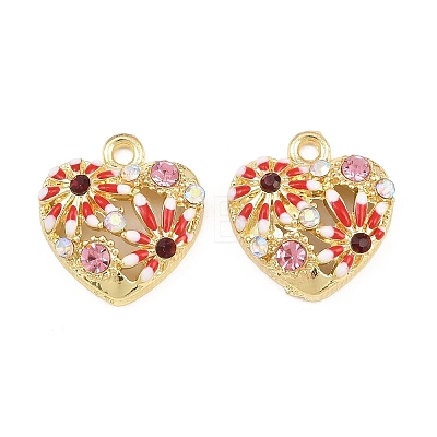 Alloy with Enamel Pendants RB-CBA1FD3-18G-1