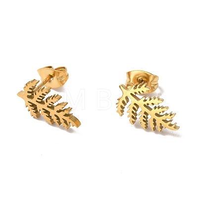 304 Stainless Steel Stud Earrings for Women EJEW-D053-01G-05-1