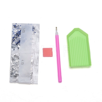 DIY Diamond Painting Stickers Kits For Plastic Mirror Making DIY-F059-39-1