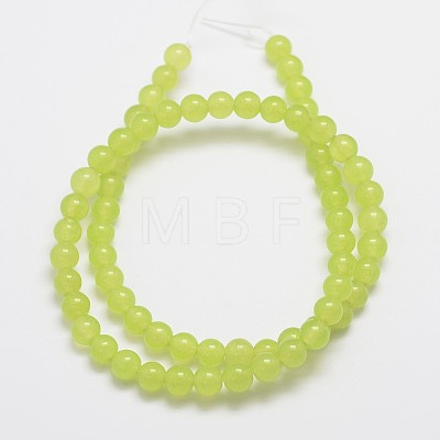 Natural & Dyed Malaysia Jade Bead Strands X-G-A146-6mm-A27-1