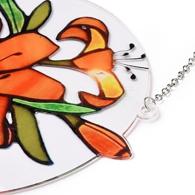 Acrylic Pendant Decorations HOUS-PW0001-04F-1