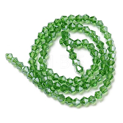 Transparent Electroplate Glass Beads Strands LS-EGLA-A039-T4mm-A03-1