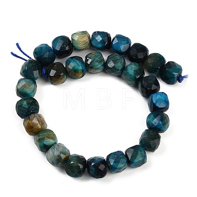 Natural Tiger Eye Dyed Beads Strands G-H028-A01-02A-1