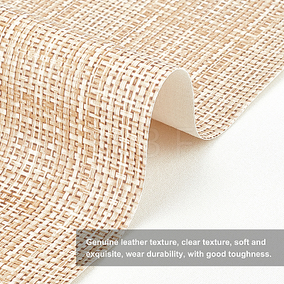 BENECREAT 15 Colors PU Leather Self Adhesive Fabric Sheet DIY-BC0002-74-1