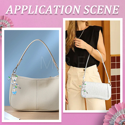 DIY Butterfly Keychain Making Kits DIY-SC0033-73-1