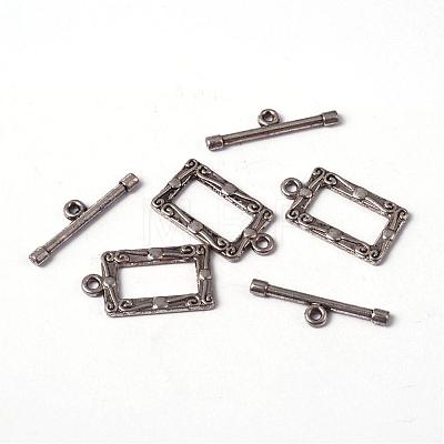 Tibetan Style Alloy Toggle Clasps X-LF5079Y-NF-1