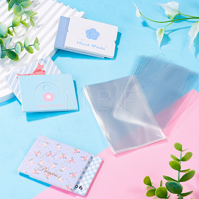 60Pcs 6 Styles Paper Foldable Header Cards CDIS-TA0001-52-1