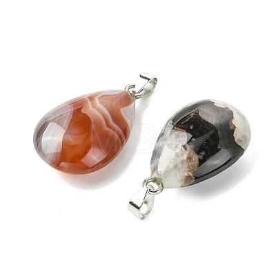 Natural Agate Pendants GG-K002-09B-1