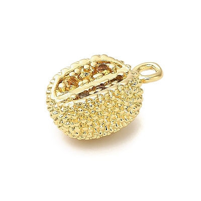 Brass Micro Pave Cubic Zirconia Pendants KK-L229-001G-01-1