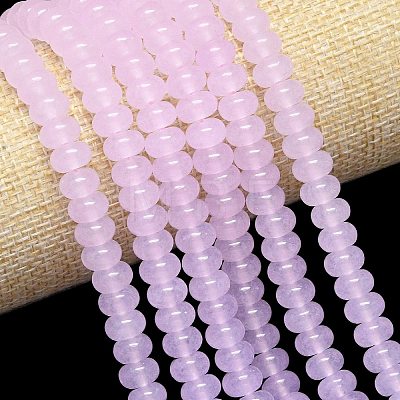 Natural Malaysia Jade Beads Strands G-B165-G01-5x8mm-01-1