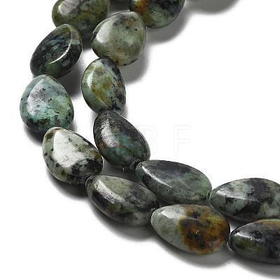 Natural African Turquoise(Jasper) Beads Strands G-L585-F01-01-1