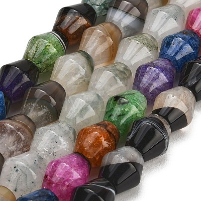 Natural Agate Beads Strands GG-L001-D02-02-1