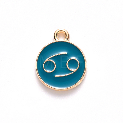 Alloy Enamel Pendants LS-ENAM-S124-01B-05D-1