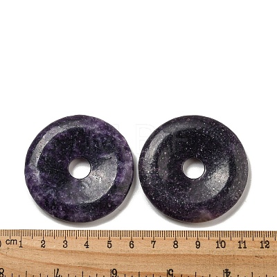 Natural Lepidolite Pendants G-P532-01A-04-1