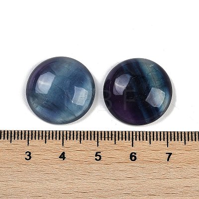 Natural Colorful Fluorite Cabochons X-G-I370-06C-1