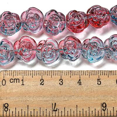 Glass Beads Strands GLAA-B018-02F-1