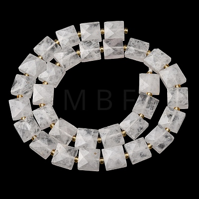 Natural Quartz Crystal Beads Strands G-F839-A31-01-1