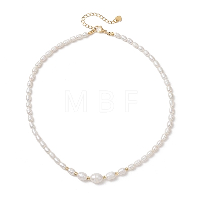 Natural Cultured Freshwater Pearl Necklaces for Women NJEW-JN05940-1