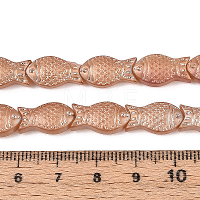 Frosted Glass Beads Strands GLAA-T023-40C-05-1