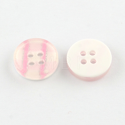 4-Hole Plastic Buttons BUTT-R036-07-1
