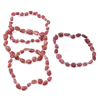 Natural Rhodonite Beads Bracelets GG-CBA05D5-02A-06A-1