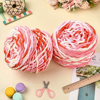 4 Bundles Polyester Yarn FB-FSB9EF-01I-1