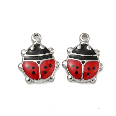 304 Stainless Steel Enamel Pendants STAS-Z081-03P-02-1