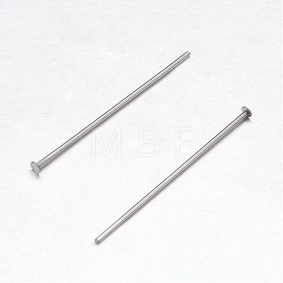 304 Stainless Steel Flat Head Pins STAS-F117-58P-1.7x30-1