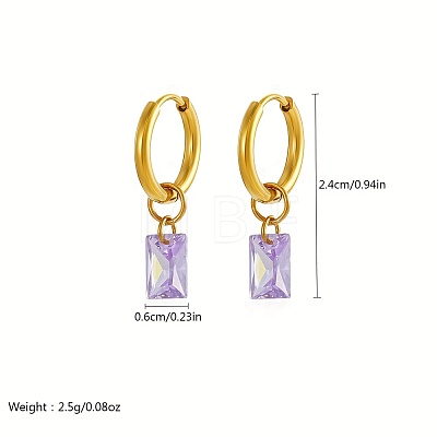 304 Stainless Steel Hoop Earrings AY4063-3-1