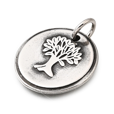 304 Stainless Steel Pendants STAS-H263-15AS-1