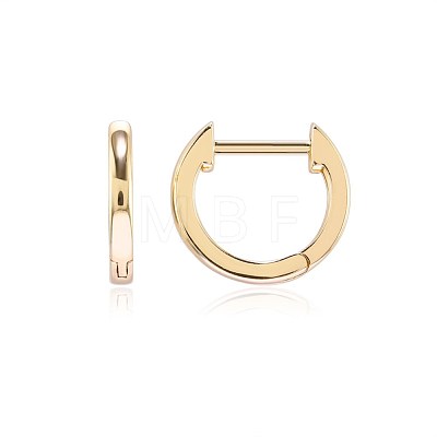 Brass Hoop Earrings EJEW-BB35369-G-1