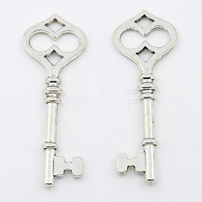 Tibetan Style Alloy Big Pendants TIBEP-14692-AS-FF-1