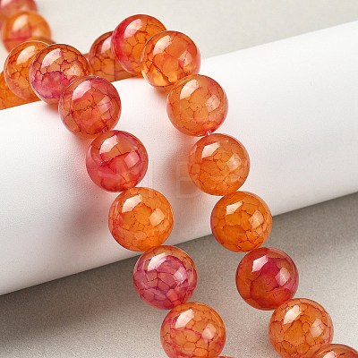 Natural Dragon Veins Agate Beads Strands G-A261-A01-14mm-1