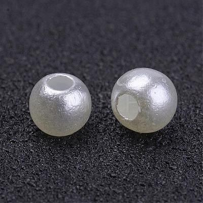 Imitated Pearl Acrylic Beads PACR-4D-12-1