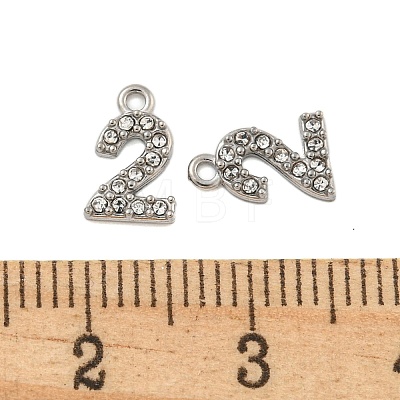 304 Stainless Steel Pendants STAS-L080-002P-02-1