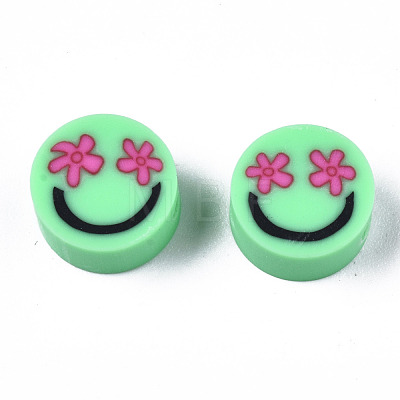 Handmade Polymer Clay Beads X-CLAY-N008-030-1