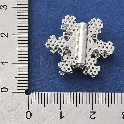 Brass Micro Pave Cubic Zirconia Beads KK-D378-19P-01-1