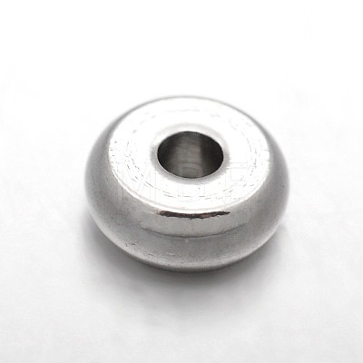 Tarnish Resistant Rondelle 303 Stainless Steel Spacer Beads STAS-N072-05-1